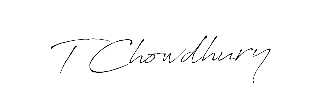 You should practise on your own different ways (Antro_Vectra) to write your name (T Chowdhury) in signature. don't let someone else do it for you. T Chowdhury signature style 6 images and pictures png