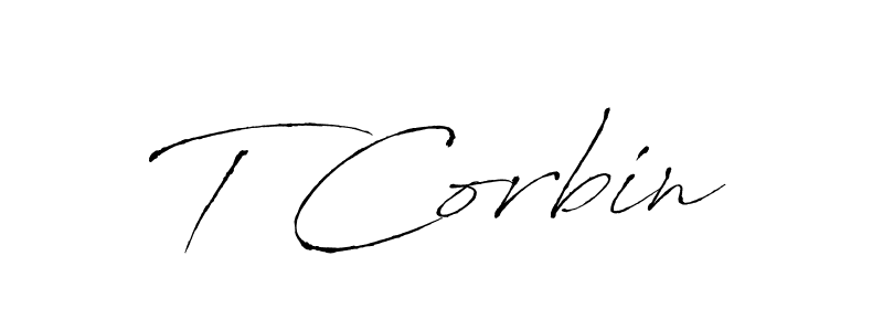 Once you've used our free online signature maker to create your best signature Antro_Vectra style, it's time to enjoy all of the benefits that T Corbin name signing documents. T Corbin signature style 6 images and pictures png
