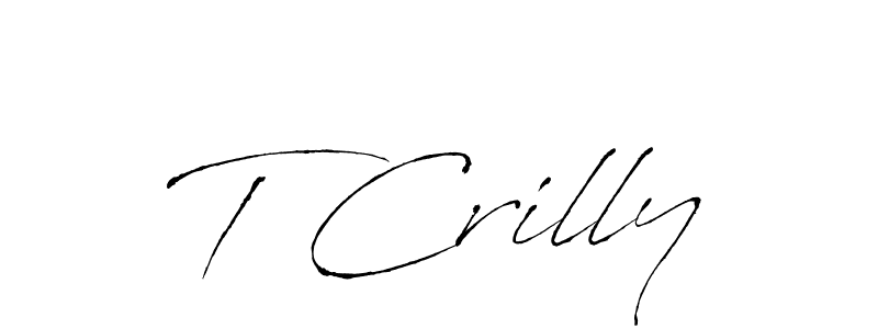 It looks lik you need a new signature style for name T Crilly. Design unique handwritten (Antro_Vectra) signature with our free signature maker in just a few clicks. T Crilly signature style 6 images and pictures png