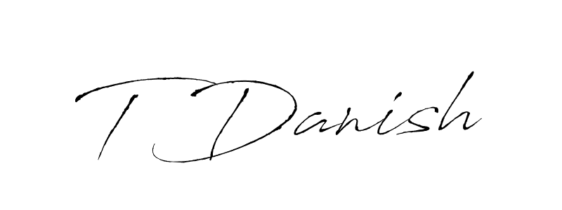 How to make T Danish name signature. Use Antro_Vectra style for creating short signs online. This is the latest handwritten sign. T Danish signature style 6 images and pictures png