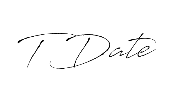 Similarly Antro_Vectra is the best handwritten signature design. Signature creator online .You can use it as an online autograph creator for name T Date. T Date signature style 6 images and pictures png