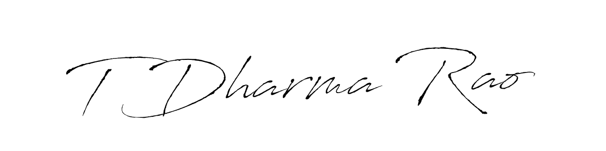 Here are the top 10 professional signature styles for the name T Dharma Rao. These are the best autograph styles you can use for your name. T Dharma Rao signature style 6 images and pictures png