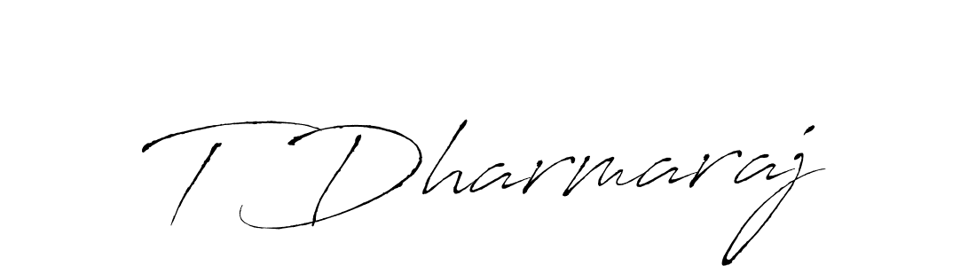 You should practise on your own different ways (Antro_Vectra) to write your name (T Dharmaraj) in signature. don't let someone else do it for you. T Dharmaraj signature style 6 images and pictures png