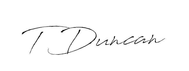 if you are searching for the best signature style for your name T Duncan. so please give up your signature search. here we have designed multiple signature styles  using Antro_Vectra. T Duncan signature style 6 images and pictures png