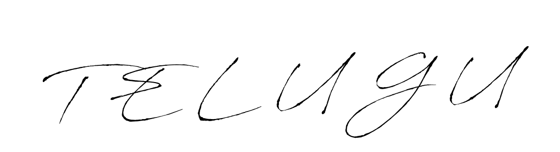 Best and Professional Signature Style for T E L U G U. Antro_Vectra Best Signature Style Collection. T E L U G U signature style 6 images and pictures png