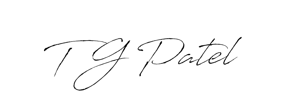 Use a signature maker to create a handwritten signature online. With this signature software, you can design (Antro_Vectra) your own signature for name T G Patel. T G Patel signature style 6 images and pictures png