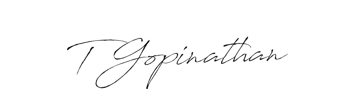 if you are searching for the best signature style for your name T Gopinathan. so please give up your signature search. here we have designed multiple signature styles  using Antro_Vectra. T Gopinathan signature style 6 images and pictures png