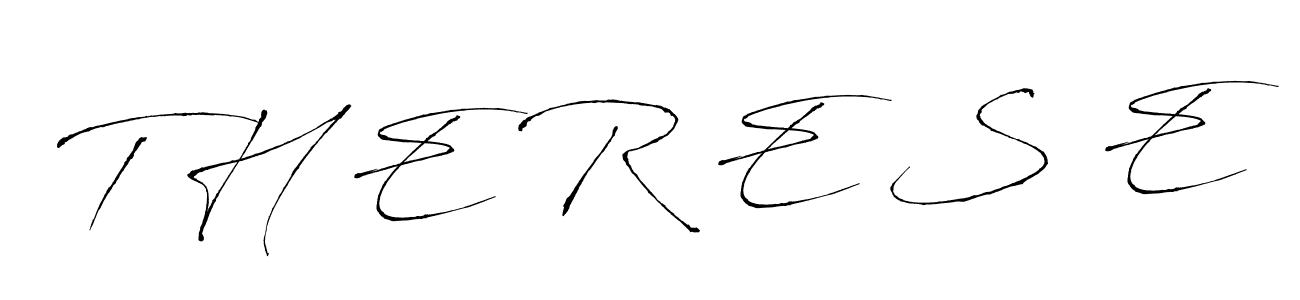 Antro_Vectra is a professional signature style that is perfect for those who want to add a touch of class to their signature. It is also a great choice for those who want to make their signature more unique. Get T H E R E S E name to fancy signature for free. T H E R E S E signature style 6 images and pictures png