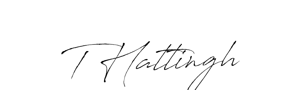 T Hattingh stylish signature style. Best Handwritten Sign (Antro_Vectra) for my name. Handwritten Signature Collection Ideas for my name T Hattingh. T Hattingh signature style 6 images and pictures png
