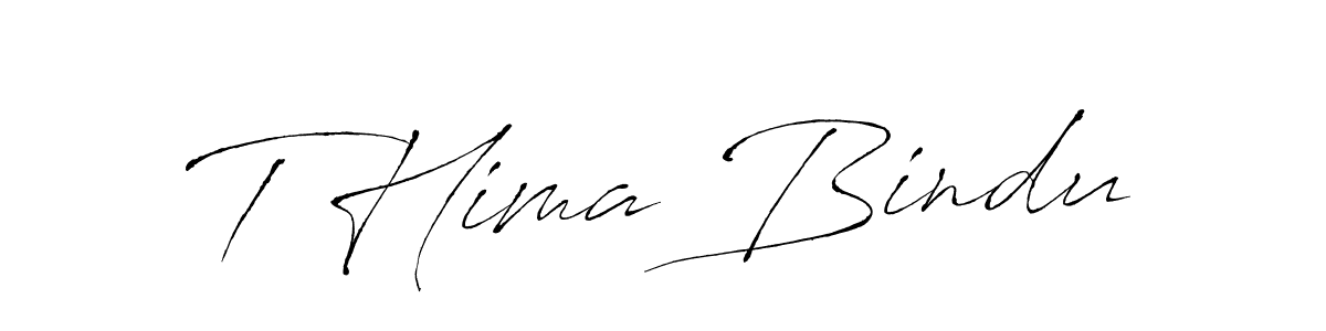 Similarly Antro_Vectra is the best handwritten signature design. Signature creator online .You can use it as an online autograph creator for name T Hima Bindu. T Hima Bindu signature style 6 images and pictures png