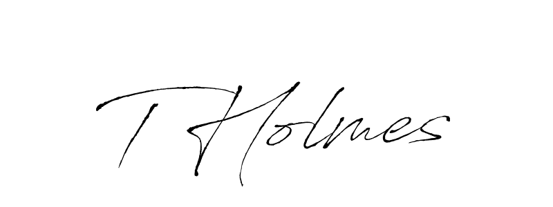 Similarly Antro_Vectra is the best handwritten signature design. Signature creator online .You can use it as an online autograph creator for name T Holmes. T Holmes signature style 6 images and pictures png