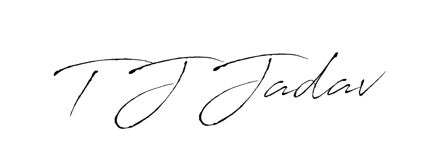 Make a beautiful signature design for name T J Jadav. Use this online signature maker to create a handwritten signature for free. T J Jadav signature style 6 images and pictures png