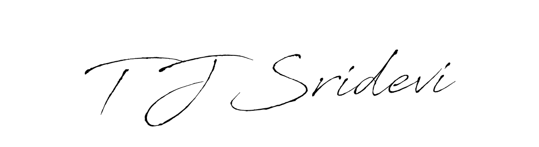 Also we have T J Sridevi name is the best signature style. Create professional handwritten signature collection using Antro_Vectra autograph style. T J Sridevi signature style 6 images and pictures png
