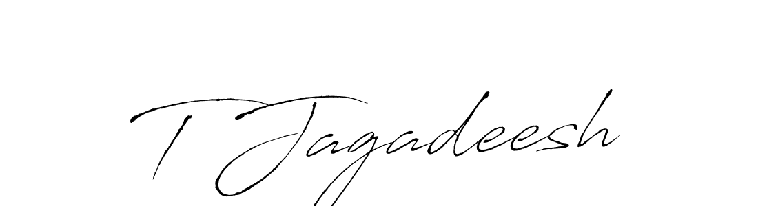 You should practise on your own different ways (Antro_Vectra) to write your name (T Jagadeesh) in signature. don't let someone else do it for you. T Jagadeesh signature style 6 images and pictures png