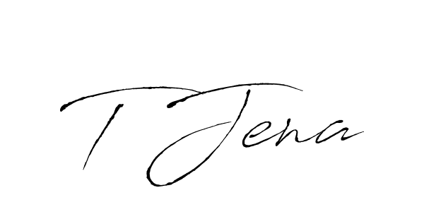 Also we have T Jena name is the best signature style. Create professional handwritten signature collection using Antro_Vectra autograph style. T Jena signature style 6 images and pictures png