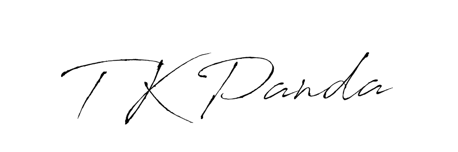 T K Panda stylish signature style. Best Handwritten Sign (Antro_Vectra) for my name. Handwritten Signature Collection Ideas for my name T K Panda. T K Panda signature style 6 images and pictures png