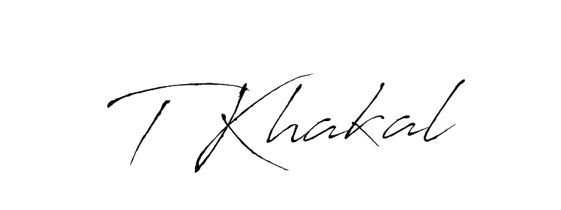 It looks lik you need a new signature style for name T Khakal. Design unique handwritten (Antro_Vectra) signature with our free signature maker in just a few clicks. T Khakal signature style 6 images and pictures png