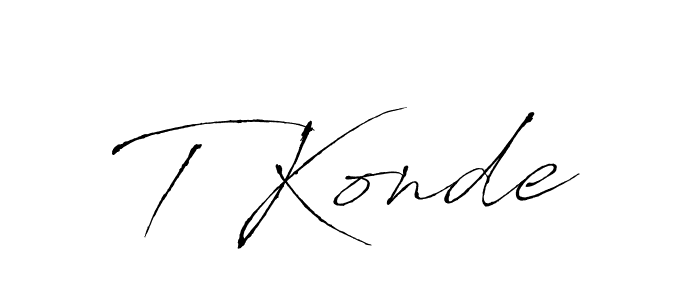 This is the best signature style for the T Konde name. Also you like these signature font (Antro_Vectra). Mix name signature. T Konde signature style 6 images and pictures png