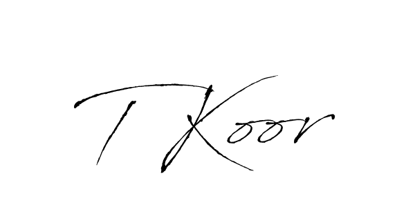 Make a short T Koor signature style. Manage your documents anywhere anytime using Antro_Vectra. Create and add eSignatures, submit forms, share and send files easily. T Koor signature style 6 images and pictures png