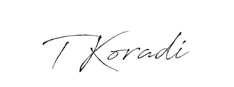 Make a short T Koradi signature style. Manage your documents anywhere anytime using Antro_Vectra. Create and add eSignatures, submit forms, share and send files easily. T Koradi signature style 6 images and pictures png