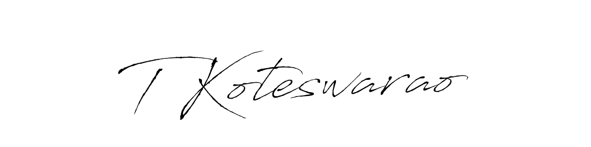 You can use this online signature creator to create a handwritten signature for the name T Koteswarao. This is the best online autograph maker. T Koteswarao signature style 6 images and pictures png