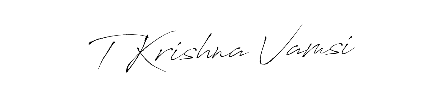 Make a short T Krishna Vamsi signature style. Manage your documents anywhere anytime using Antro_Vectra. Create and add eSignatures, submit forms, share and send files easily. T Krishna Vamsi signature style 6 images and pictures png