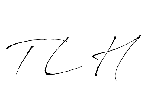 This is the best signature style for the T L H name. Also you like these signature font (Antro_Vectra). Mix name signature. T L H signature style 6 images and pictures png