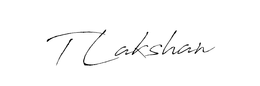 Similarly Antro_Vectra is the best handwritten signature design. Signature creator online .You can use it as an online autograph creator for name T Lakshan. T Lakshan signature style 6 images and pictures png
