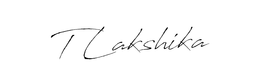 It looks lik you need a new signature style for name T Lakshika. Design unique handwritten (Antro_Vectra) signature with our free signature maker in just a few clicks. T Lakshika signature style 6 images and pictures png