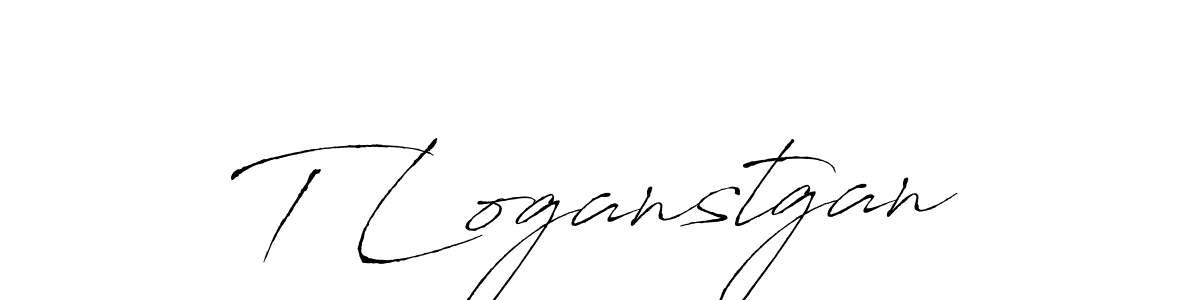 The best way (Antro_Vectra) to make a short signature is to pick only two or three words in your name. The name T Loganstgan include a total of six letters. For converting this name. T Loganstgan signature style 6 images and pictures png