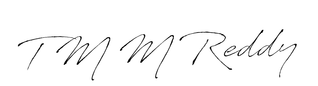 Also we have T M M Reddy name is the best signature style. Create professional handwritten signature collection using Antro_Vectra autograph style. T M M Reddy signature style 6 images and pictures png