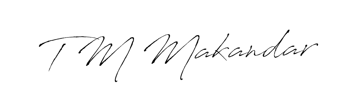 Make a beautiful signature design for name T M Makandar. Use this online signature maker to create a handwritten signature for free. T M Makandar signature style 6 images and pictures png