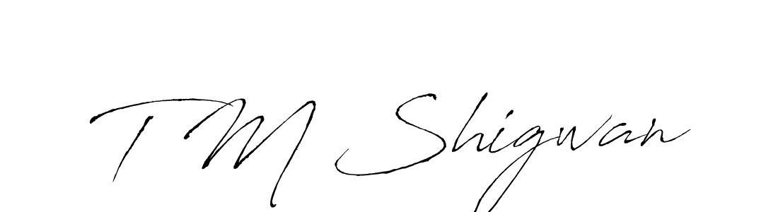 Also You can easily find your signature by using the search form. We will create T M Shigwan name handwritten signature images for you free of cost using Antro_Vectra sign style. T M Shigwan signature style 6 images and pictures png