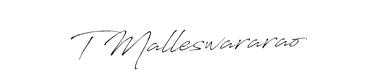 Similarly Antro_Vectra is the best handwritten signature design. Signature creator online .You can use it as an online autograph creator for name T Malleswararao. T Malleswararao signature style 6 images and pictures png
