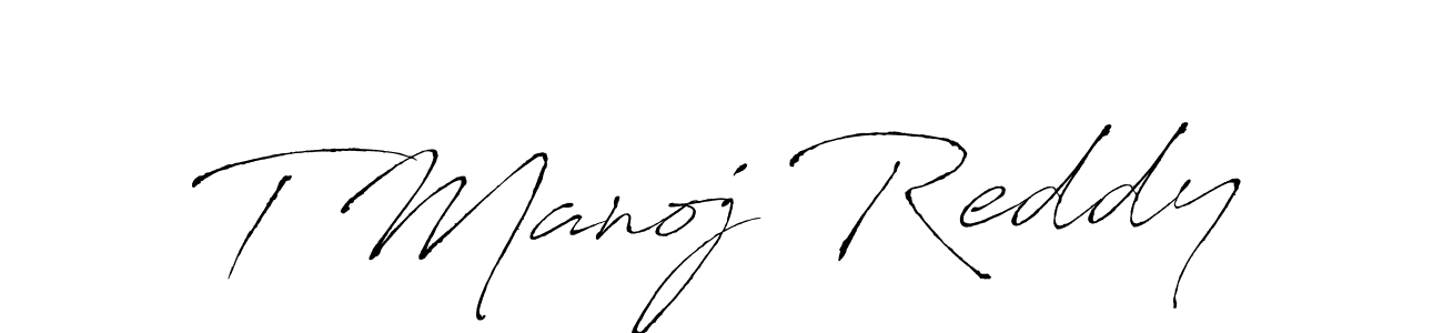 You should practise on your own different ways (Antro_Vectra) to write your name (T Manoj Reddy) in signature. don't let someone else do it for you. T Manoj Reddy signature style 6 images and pictures png