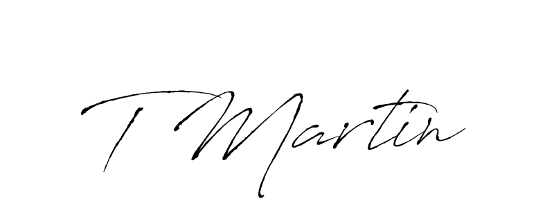 How to make T Martin name signature. Use Antro_Vectra style for creating short signs online. This is the latest handwritten sign. T Martin signature style 6 images and pictures png