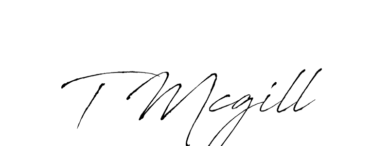 The best way (Antro_Vectra) to make a short signature is to pick only two or three words in your name. The name T Mcgill include a total of six letters. For converting this name. T Mcgill signature style 6 images and pictures png