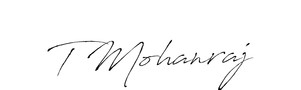 if you are searching for the best signature style for your name T Mohanraj. so please give up your signature search. here we have designed multiple signature styles  using Antro_Vectra. T Mohanraj signature style 6 images and pictures png