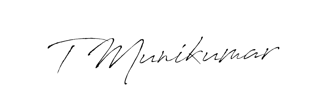 Make a beautiful signature design for name T Munikumar. Use this online signature maker to create a handwritten signature for free. T Munikumar signature style 6 images and pictures png