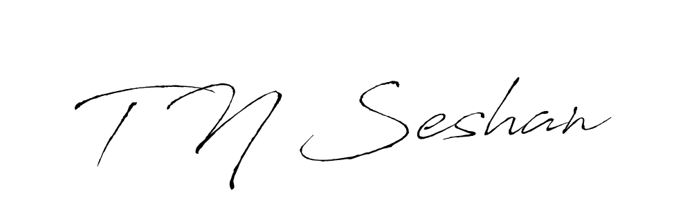 Use a signature maker to create a handwritten signature online. With this signature software, you can design (Antro_Vectra) your own signature for name T N Seshan. T N Seshan signature style 6 images and pictures png