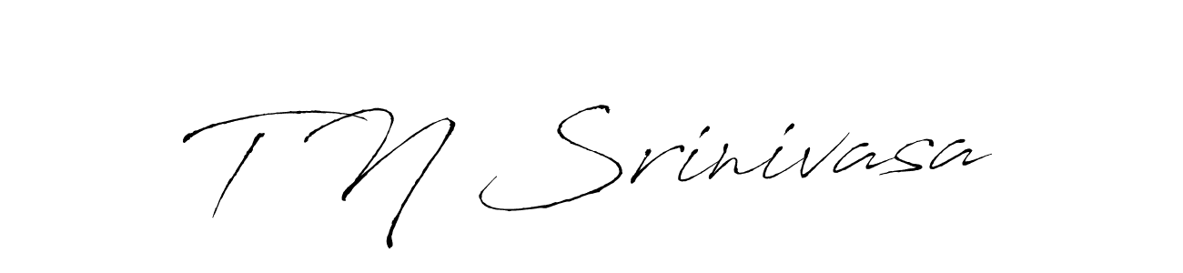 if you are searching for the best signature style for your name T N Srinivasa. so please give up your signature search. here we have designed multiple signature styles  using Antro_Vectra. T N Srinivasa signature style 6 images and pictures png