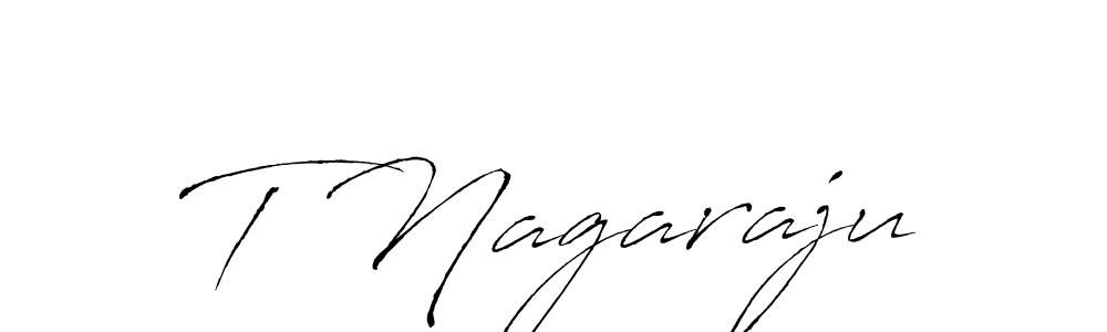 Design your own signature with our free online signature maker. With this signature software, you can create a handwritten (Antro_Vectra) signature for name T Nagaraju. T Nagaraju signature style 6 images and pictures png