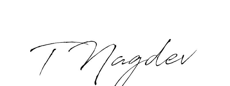 Similarly Antro_Vectra is the best handwritten signature design. Signature creator online .You can use it as an online autograph creator for name T Nagdev. T Nagdev signature style 6 images and pictures png