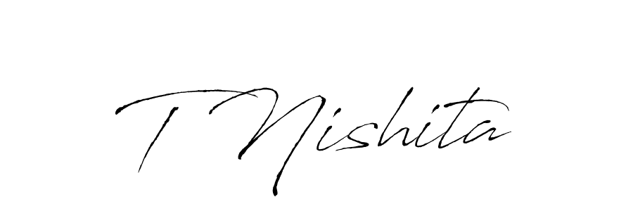 It looks lik you need a new signature style for name T Nishita. Design unique handwritten (Antro_Vectra) signature with our free signature maker in just a few clicks. T Nishita signature style 6 images and pictures png