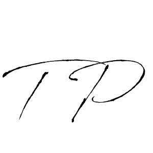 Similarly Antro_Vectra is the best handwritten signature design. Signature creator online .You can use it as an online autograph creator for name T P. T P signature style 6 images and pictures png