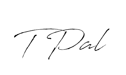 T Pal stylish signature style. Best Handwritten Sign (Antro_Vectra) for my name. Handwritten Signature Collection Ideas for my name T Pal. T Pal signature style 6 images and pictures png