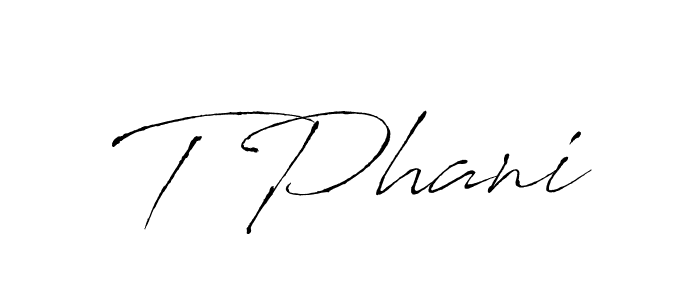 How to Draw T Phani signature style? Antro_Vectra is a latest design signature styles for name T Phani. T Phani signature style 6 images and pictures png