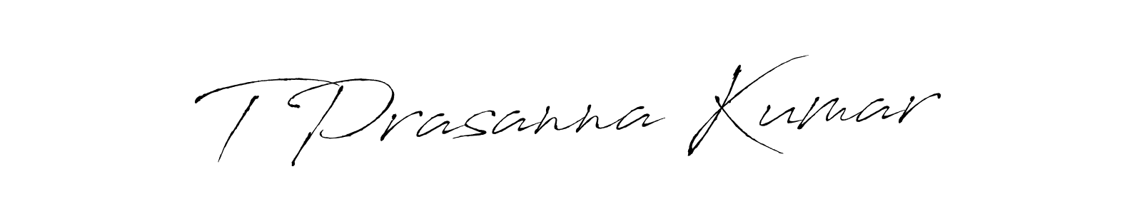 T Prasanna Kumar stylish signature style. Best Handwritten Sign (Antro_Vectra) for my name. Handwritten Signature Collection Ideas for my name T Prasanna Kumar. T Prasanna Kumar signature style 6 images and pictures png