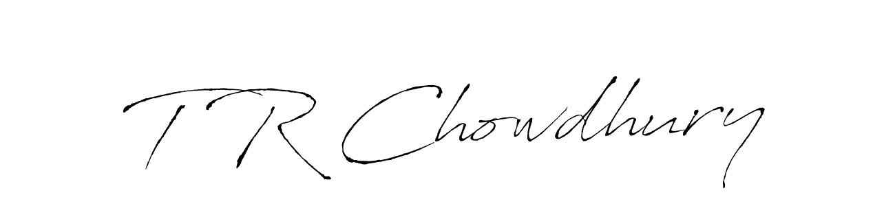 Also You can easily find your signature by using the search form. We will create T R Chowdhury name handwritten signature images for you free of cost using Antro_Vectra sign style. T R Chowdhury signature style 6 images and pictures png