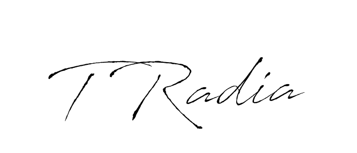 Also You can easily find your signature by using the search form. We will create T Radia name handwritten signature images for you free of cost using Antro_Vectra sign style. T Radia signature style 6 images and pictures png